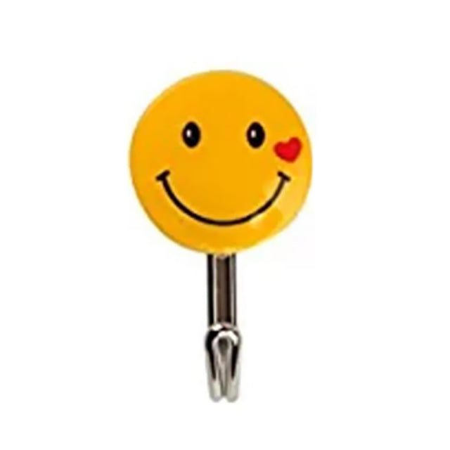 Pack of 5 Key Holder Attached on Tiles Random Emoji Style | 24HOURS.PK