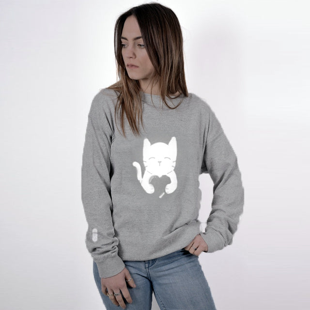 SweatShirt Printable Cat For Women | 24HOURS.PK
