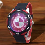 Simple Design Watch For Mens Black and Red | 24HOURS.PK