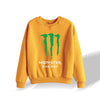Monster Energy Printed Sweatshirt For Womens Yellow | 24HOURS.PK