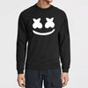 Marshmallow Printed Sweatshirt for Unisex - Black | 24HOURS.PK