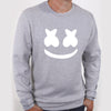 Marshmallow Printed Sweatshirt for Unisex - Grey | 24HOURS.PK