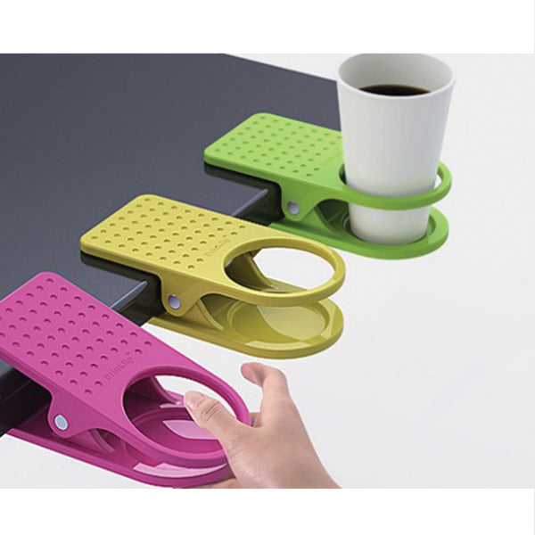 Pack Of 2 Clip On Table Cup Holder