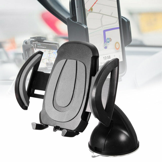 Universal Car Wind Screen Suction Mount Mobile Phone Holder Stand | 24HOURS.PK