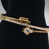 Latest Creative Flower Shaped Stones And Small Diamonds Bracelet For Her | 24HOURS.PK