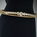 Simple Design Rounded Shaped Diamonds Bracelet For Her | 24HOURS.PK