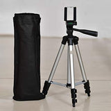 Portable Camera Tripod with Three-dimensional Head & Quick Release Plate | 24HOURS.PK
