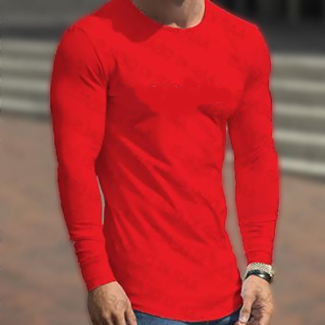 Round Neck Full Sleeves T Shirt For Men | 24hours.pk