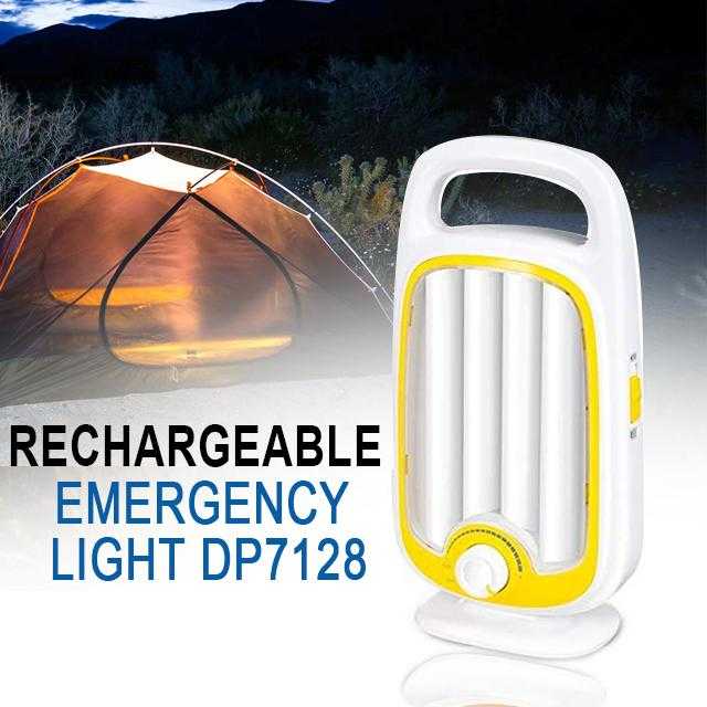 DP LED 2 Way Rechargeable Emergency Light, DP7128 | 24hours.pk