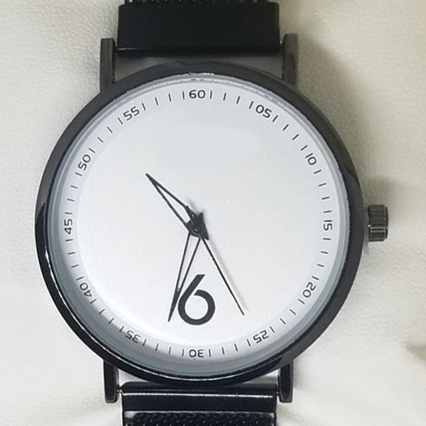 Magnet Chain Scale Style Watch For Womens Black | 24hours.pk