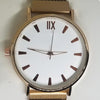 Magnet Chain Watch Roman Style For Womens Golden | 24hours.pk