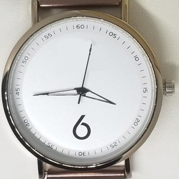 Magnet Chain Scale Style Watch For Womens Golden | 24hours.pk