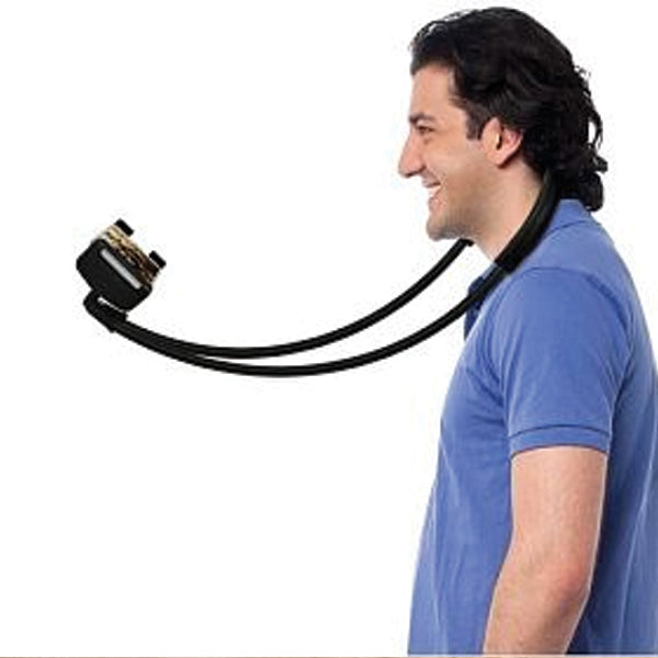 Flexible Hanging Neck Lazy Necklace Bracket Smartphone Holder Stand | 24HOURS.PK