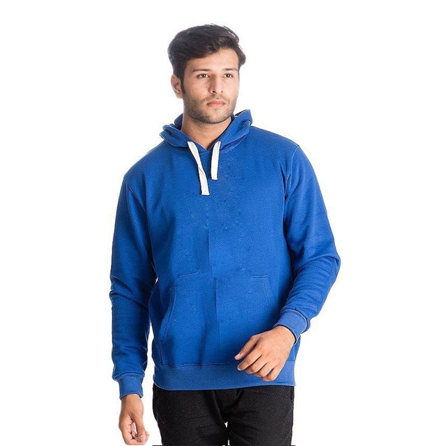 Jersey Blue Hoodie For Men | 24HOURS.PK