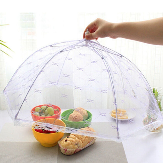 Kitchen Food Umbrella Cover Picnic Barbecue BBQ Party Fly Mosquito Mesh Net | 24HOURS.PK