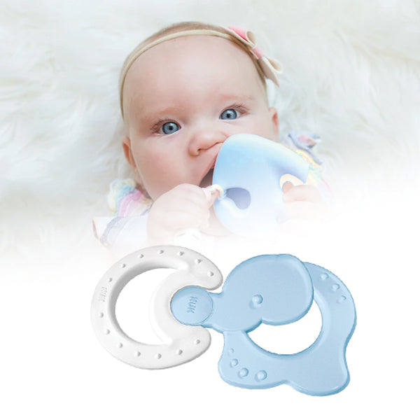 NUK Elephant Teether Set For Kids 10256306 | 24HOURS.PK