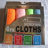 Pack of 4 Microfiber Cleaning Cloth | 24HOURS.PK