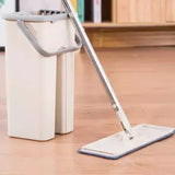 Self-Wash and Squeeze 2 in 1 Dry Flat Mop | 24HOURS.PK