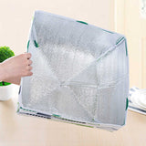 Foldable aluminum foil food cover, heat-retaining vegetable coating, anti mosquito flies, kitchen cooking tools, table cover, mesh 2pcs set | 24HOURS.PK