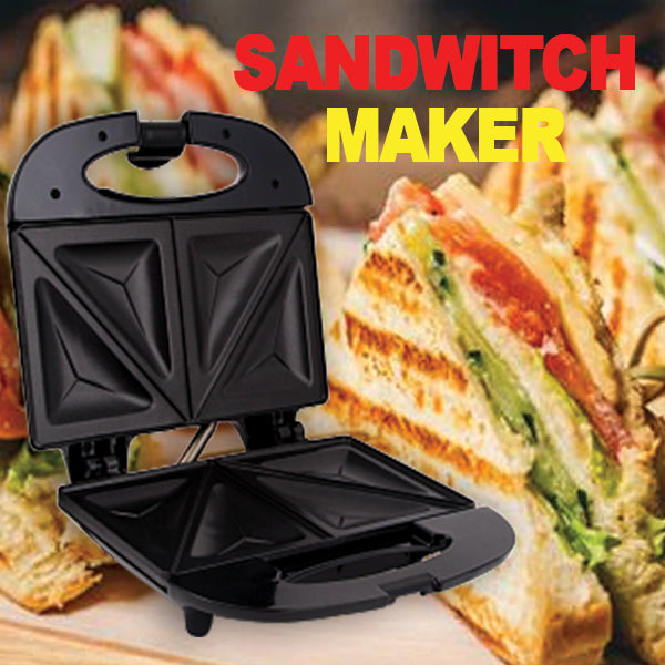 2 Slice Non-Stick Coated Plate Sandwich Maker | 24HOURS.PK