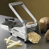 Handy Potato Cutter For French Fries Double Blade SS Professional | 24hours.pk