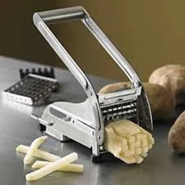 Handy Potato Cutter For French Fries Double Blade SS Professional | 24hours.pk