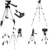 Portable Camera Tripod with Three-dimensional Head & Quick Release Plate | 24HOURS.PK