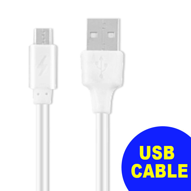 Pack of 2, 2.4A Safe & Fast Charging Micro USB Cable For Android Devices | 24HOURS.PK