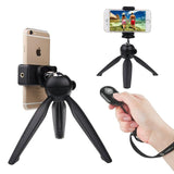 Mini Flexible Tripod Stand With Phone Holder Clip & Ball Head For Phone Digital DSLR Camera & Smartphone (1018) | 24HOURS.PK