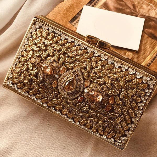 Latest Hand Purse Random Design & Dark Multicolors For Womens 53461 | 24hours.pk