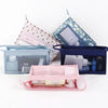Pack of 2 Pouch Organizer Kosmetik Makeup Perlengkapan Mandi Motif Print | 24hours.pk
