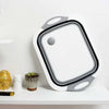 Three in One cutter Board Wash Basin Dish Tub Space Save and Serving Bowl | 24HOURS.PK
