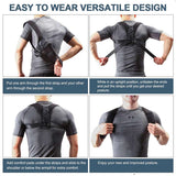 Energizing Posture Support Brace Adjustable Straight Strap For Men And Women | 24HOURS.PK