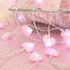Pink Hearts Fairy Light 20 Hearts in String 3 Meters | 24HOURS.PK