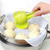 Pack of 2 Tomato Slicer, Multifunctional Handheld Tomato Round Slicer Fruit Vegetable Cutter Lemon Shreadders Slicer | 24HOURS.PK