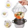 Foldable Steam Rinse Strain Fry Chef Basket Magic Basket Mesh Basket | 24HOURS.PK