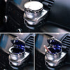 Portable Ashtray For Smokeless Car With Blue LED Light Stand | 24HOURS.PK