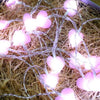 Pink Hearts Fairy Light 20 Hearts in String 3 Meters | 24HOURS.PK