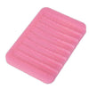Pack of 2 Multi Color Bathroom Silicone Soap Dish Storage Holder Soapbox Plate Tray Drain | 24HOURS.PK