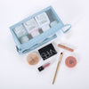 Pack of 2 Pouch Organizer Kosmetik Makeup Perlengkapan Mandi Motif Print | 24hours.pk