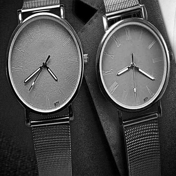 Pack of 2 Latest Watches Men's Dial Watch - Grey | 24hours.pk