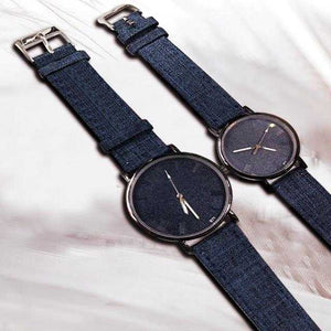 Pack of 2 New Stylish Unisex Watches -Dark Blue | 24hours.pk