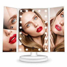 Table Mirorr with Tri Fold Makeup | 24hours.pk