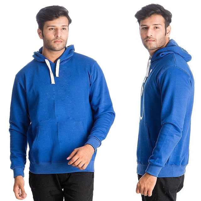 Jersey Blue Hoodie For Men | 24HOURS.PK