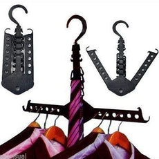 Magic Foldable Cloth Rack Hanger Closet Storage Organizer Random Color | 24HOURS.PK