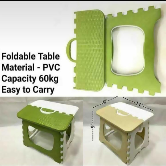 Foldable travel Pvc Capacity 60 Kg Easy to Carry Random Color | 24HOURS.PK