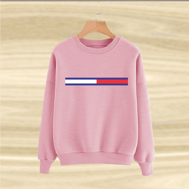 Winter Sweatshirt For Girls - Pink | 24HOURS.PK