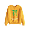 Monster Energy Printed Sweatshirt For Womens Yellow | 24HOURS.PK