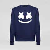 Marshmallow Printed Sweatshirt for Unisex -Blue | 24HOURS.PK