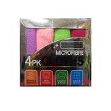 Pack of 4 Microfiber Cleaning Cloth | 24HOURS.PK